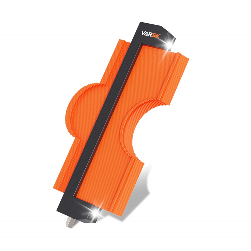 VARSK Contour Gauge with Lock and Light 10 inch